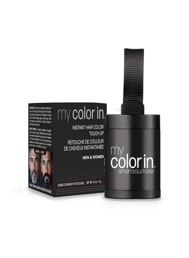 SMART SOLUTIONS Instant Hair Color Touch Up Powder, 0.41 oz | Covers Roots & Grays Instantly | Smooth Blendable Formula | Long-Lasting Color for On-the-Go Touch Ups (Medium Brown) - Image 2